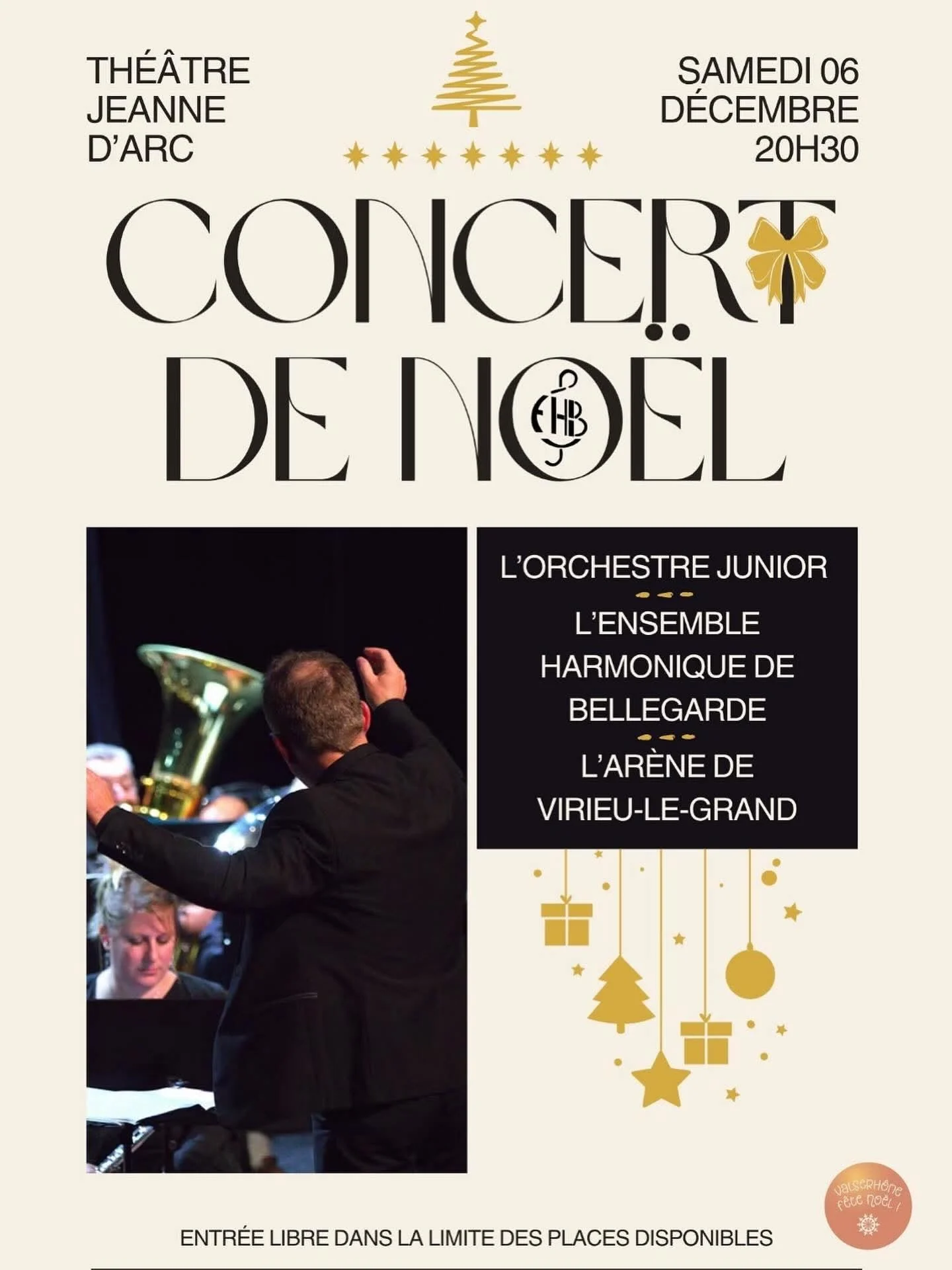 Affiche concert bellegarde 6 decembre 2025